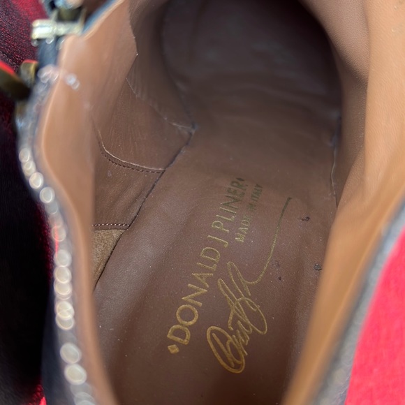 GORGEOUS New Donald J Pliner Metallic Bronze Stiletto Leather Booties 😍 - Picture 13 of 17